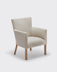 Occasional chair, Armchair, Accent chair, Woodbender, custom furniture, front view