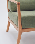 Occasional chair, Armchair, Accent chair, Woodbender, Custom Furniture,  close up view